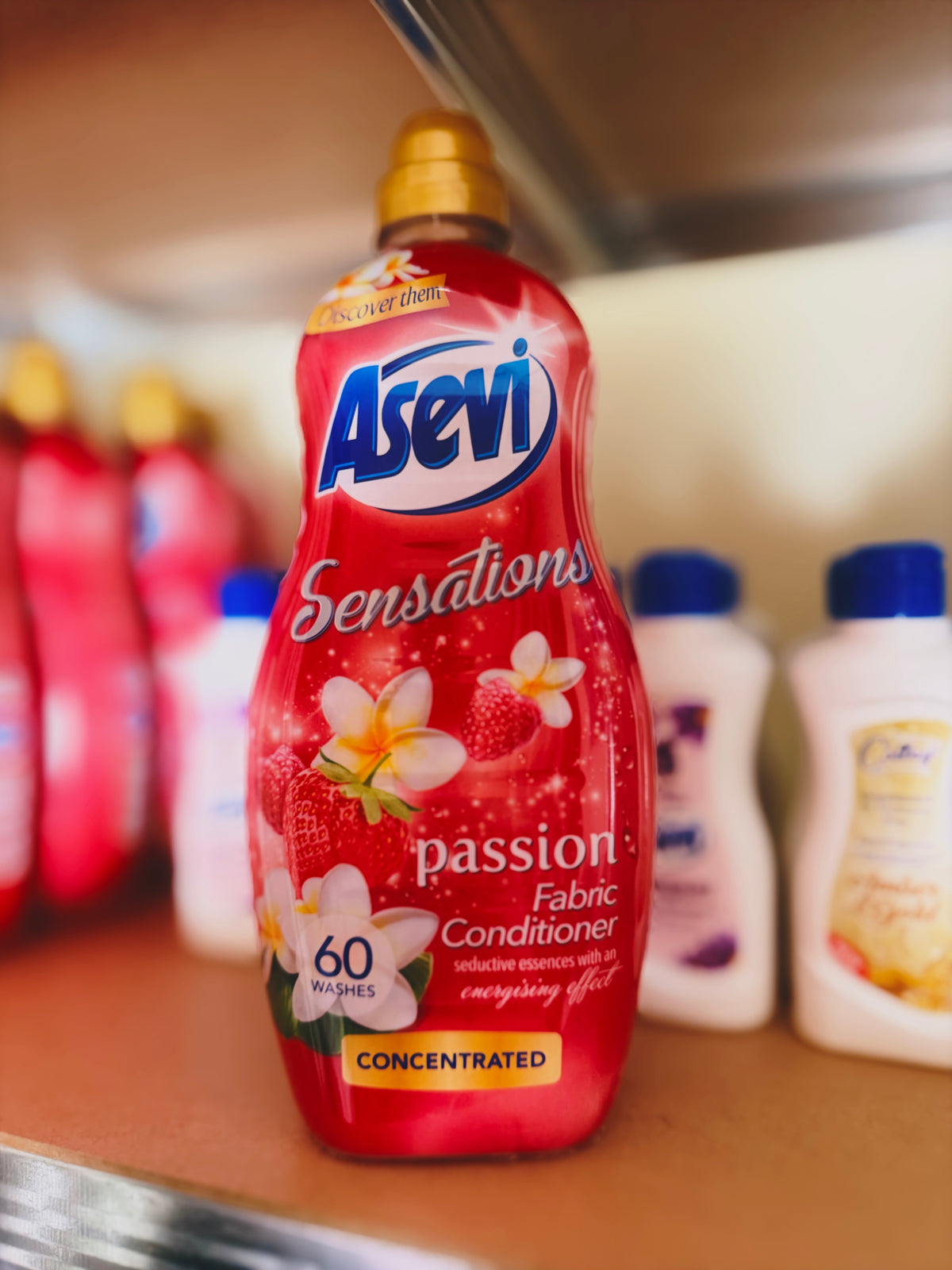 Asevi Sensations ‘passion’ fabric conditioner 1320mls