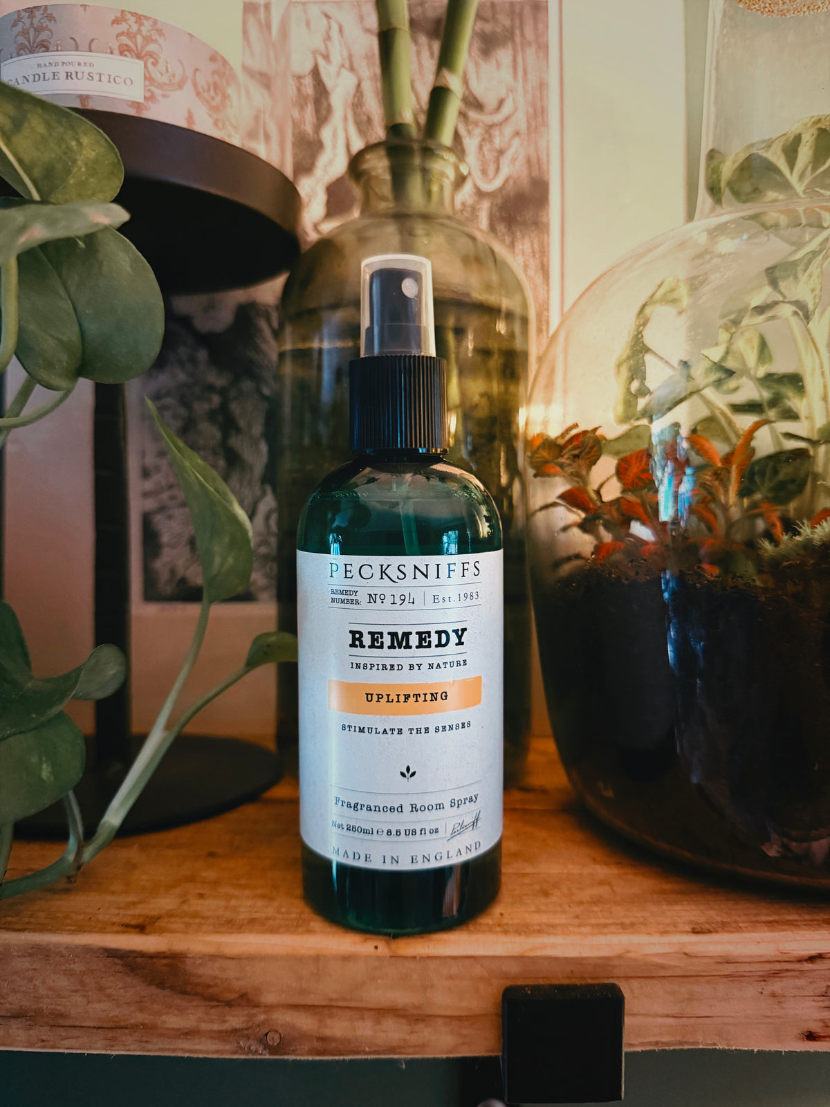 Pecksniff’s remedy 250ml room spray: Uplifting