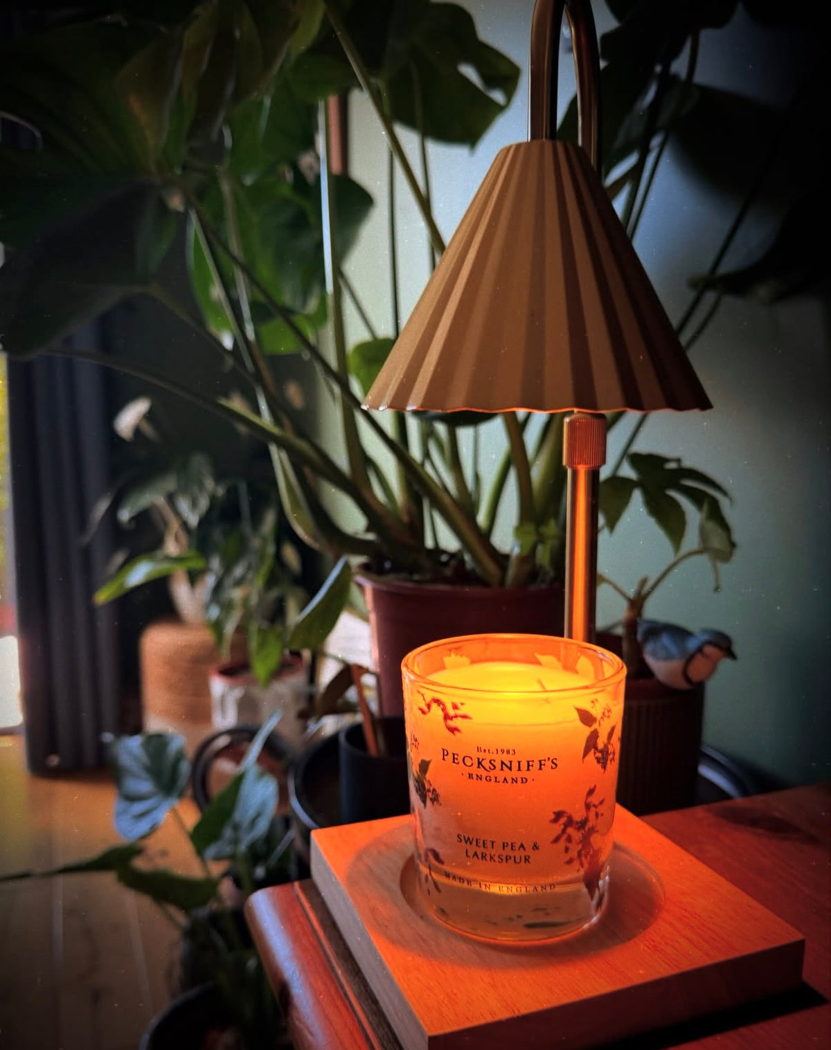 Candle Warming Lamp: Gold